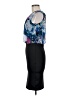 Quiz 100% Polyester Print Blue Cocktail Dress Size EU 38 / US 8 - photo 5