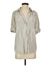 Max Studio Stripes Ivory 3/4 Sleeve Blouse Size S - photo 1