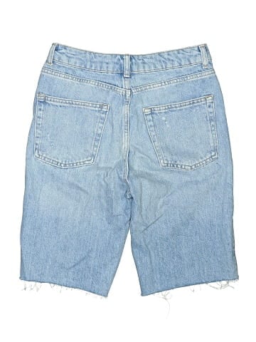 Topshop Denim Shorts (view 2)