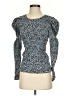 Parker Silver Long Sleeve Top Size XS - photo 1