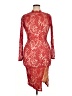 Missguided 100% Polyester Red Cocktail Dress Size 14 - photo 1