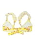 Unbranded Floral Yellow Swimsuit Top Size 3X (estimated) - photo 2