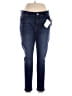 DressBarn Solid Blue Jeans Size 14 - photo 1