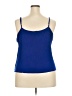 Paradigma 100% Viscose Blue Tank Top Size 2X - photo 2