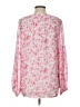 Unbranded 100% Polyester Pink 3/4 Sleeve Blouse Size L - photo 2