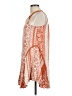 Miami 100% Rayon Orange Sleeveless Blouse Size L - photo 5