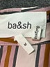 BA&SH Stripes Orange 3/4 Sleeve Blouse Size Med (2) - photo 6