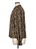 Shein 100% Polyester Animal Print Gold Long Sleeve Blouse Size XL - photo 5