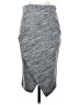 H&M Solid Gray Casual Skirt Size S - photo 1