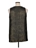 Rachel Roy Metallic Gold Sleeveless Blouse Size 0X - photo 2