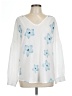 Unbranded White Long Sleeve Blouse Size L - photo 1