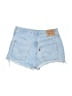 Levi's 100% Cotton Blue Denim Shorts Size 26 waist - photo 2