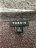 Torrid Solid Floral Gray Pullover Sweater Size 3X Plus (3) - photo 7