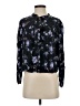 Rebecca Minkoff Floral Black Long Sleeve Blouse Size XS - photo 1