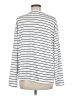 Shein Stripes White Long Sleeve Top Size 6 - photo 2