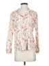 Assorted Brands 100% Cotton Floral Ivory 3/4 Sleeve Blouse Size 36 - 38 - photo 1