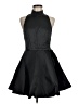 ROTATE 100% Polyester Solid Black Cocktail Dress Size 8 - photo 1