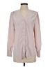 Unbranded 100% Polyester Pink Long Sleeve Blouse Size S - photo 1