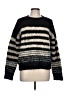 Universal Thread Stripes Black Pullover Sweater Size L - photo 1