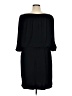 En Focus Studio Solid Black Casual Dress Size 14w - photo 2