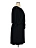 En Focus Studio Solid Black Casual Dress Size 14w - photo 4