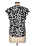 Calvin Klein 100% Polyester Black Short Sleeve Blouse Size L (estimated) - photo 2
