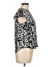 Calvin Klein 100% Polyester Black Short Sleeve Blouse Size L (estimated) - photo 4