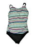 Jantzen Print Blue One Piece Swimsuit Size XXL (estimated) - photo 1