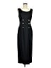 Late Edition 100% Polyester Solid Black Cocktail Dress Size 6 - photo 1