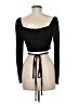Louna Black Long Sleeve Top Size M - photo 2