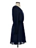 Lush 100% Polyester Solid Blue Casual Dress Size S - photo 4