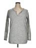 Loveappella Gray Long Sleeve Top Size XL - photo 1