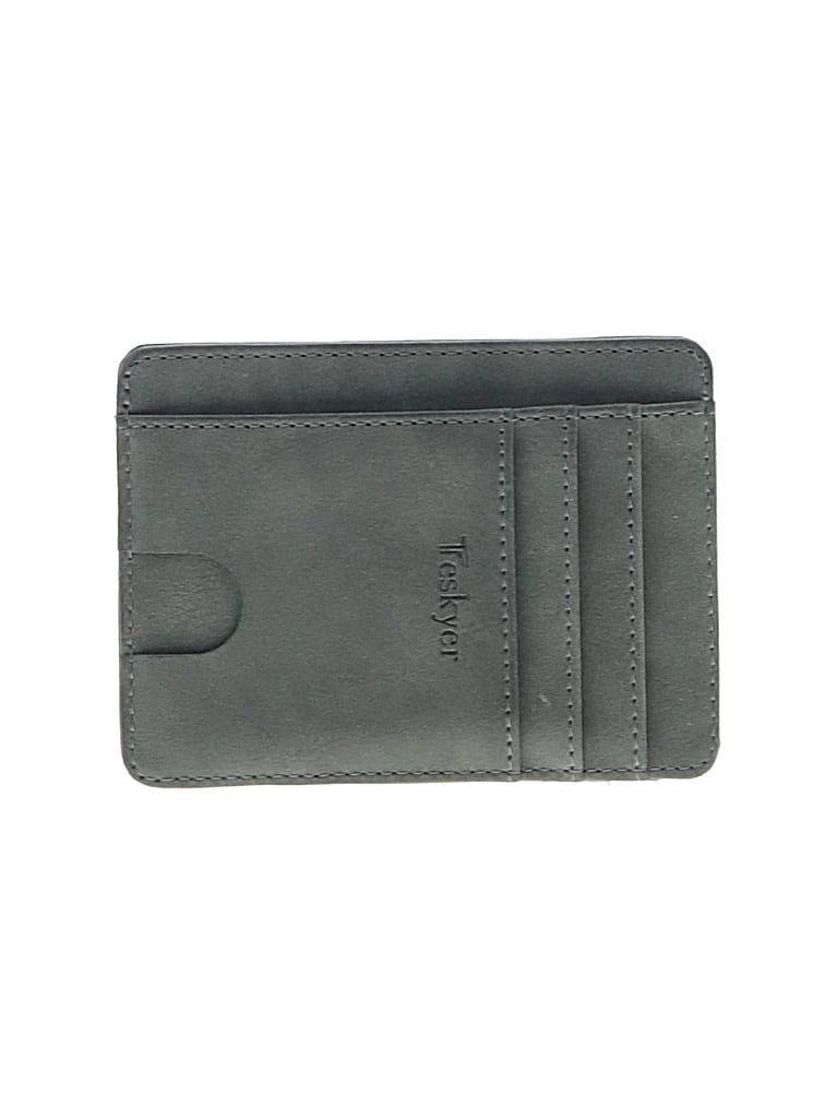 Pre-owned Assorted Brands Card Holder In Gray