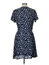 Alya 100% Polyester Polka Dots Blue Casual Dress Size L - photo 2
