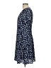 Alya 100% Polyester Polka Dots Blue Casual Dress Size L - photo 5