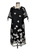 Luna 100% Polyester Black Cocktail Dress Size M - photo 1