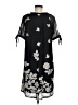 Luna 100% Polyester Black Cocktail Dress Size M - photo 2