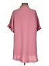 Unbranded 100% Polyester Pink Short Sleeve Blouse Size S - photo 2