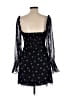 Wilfred 100% Polyester Stars Black Cocktail Dress Size 10 - photo 2