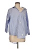 Assorted Brands 100% Cotton Blue 3/4 Sleeve Button-Down Shirt Size L - photo 1
