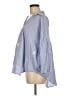 Assorted Brands 100% Cotton Blue 3/4 Sleeve Button-Down Shirt Size L - photo 5