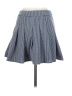 Poetry Checkered-gingham Blue Casual Skirt Size S (estimated) - photo 2