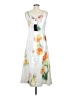 Halston Print White Casual Dress Size 6 - photo 2