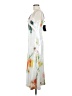 Halston Print White Casual Dress Size 6 - photo 5