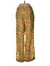 Solid & Striped 100% Cotton Paisley Yellow Casual Pants Size M - photo 2