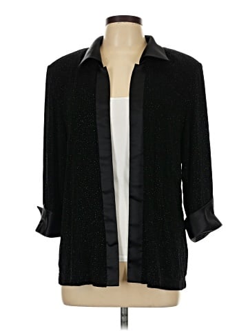 R&M Richards 3/4 Sleeve Button-Down Shirt (view 1)