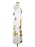 Halston Print White Casual Dress Size 6 - photo 4