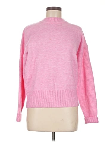 Flat White Turtleneck Sweater (view 1)