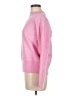 Flat White Solid Pink Turtleneck Sweater Size M - photo 5