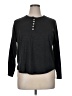 Jaclyn Intimates Gray Long Sleeve Henley Size XL - photo 1